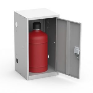 Шкаф для двух газовых баллонов ШГР 27-2 купить недорого с доставкой